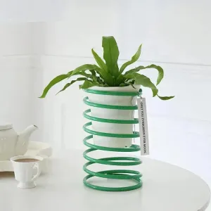 Spring Wire Planter Stand