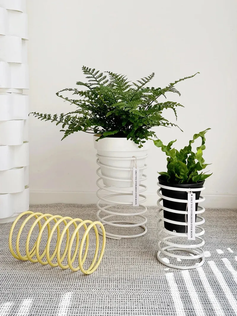 Spring Wire Planter Stand