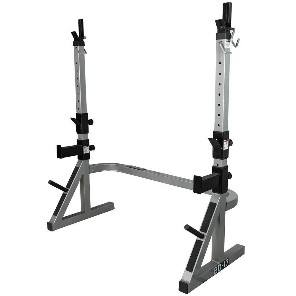 Squat Stand w/ Plate Storage and Bar Catch