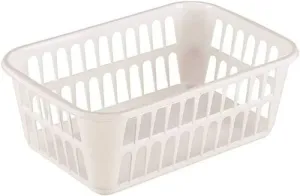 Sterilite 16088048 Medium White Plastic Storage Baskets 11-1/4" x 8" x 4-1/4" - Quantity of 96