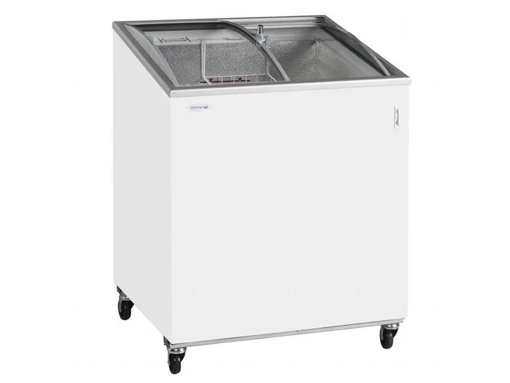 Tefcold IC-SCEB Range Sliding Curved Glass Lid Chest Freezer