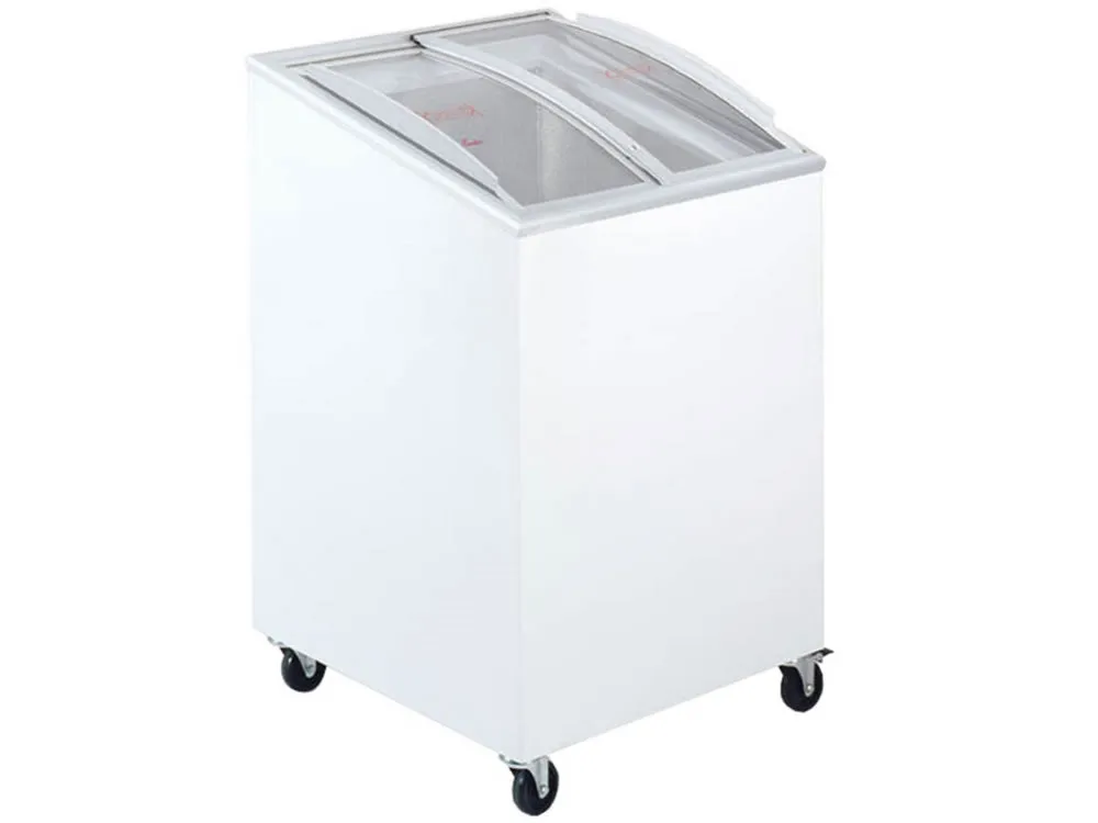 Tefcold IC-SCEB Range Sliding Curved Glass Lid Chest Freezer