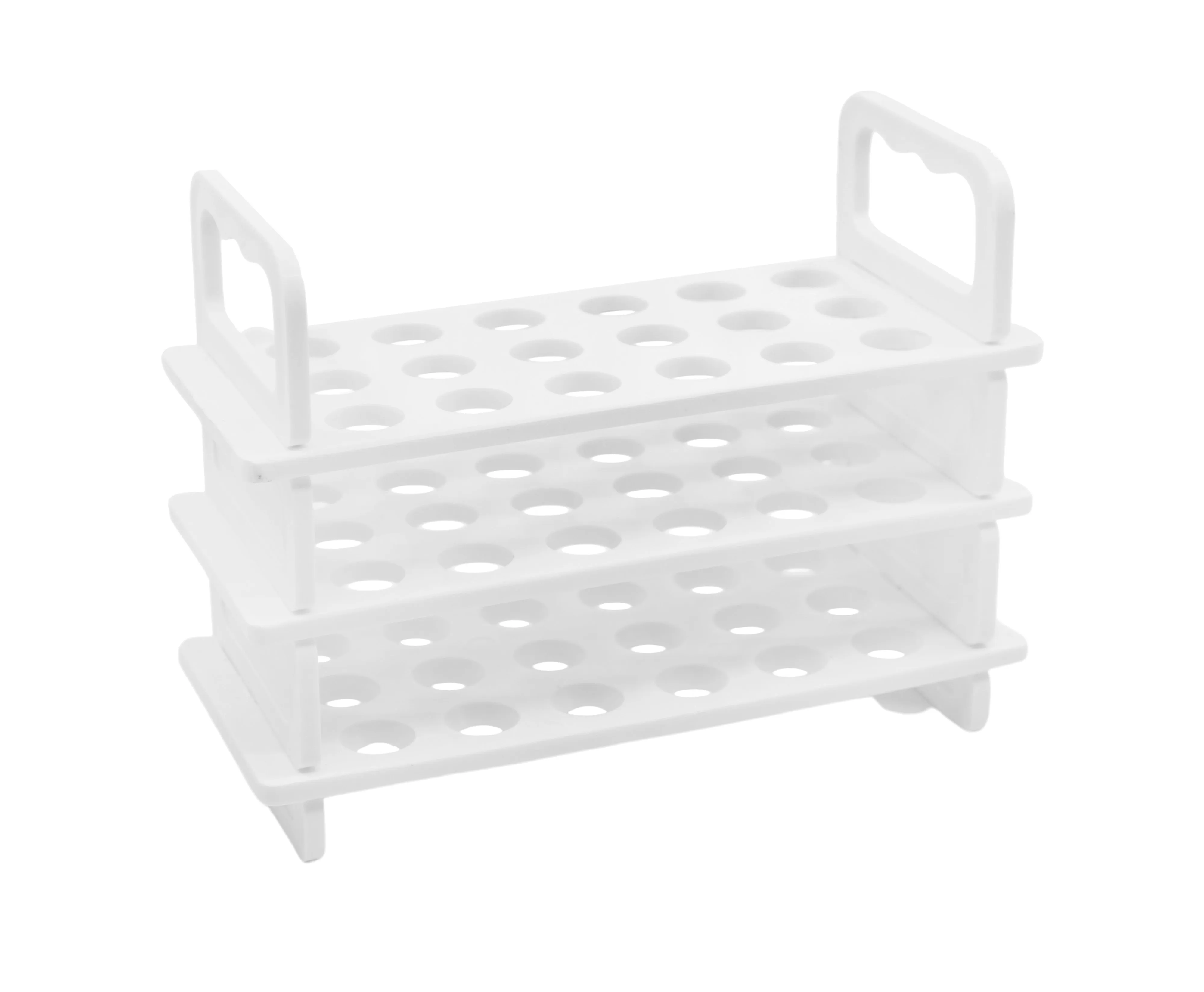 Test Tube Rack - Holds 18 x 13mm Tubes - Polypropylene