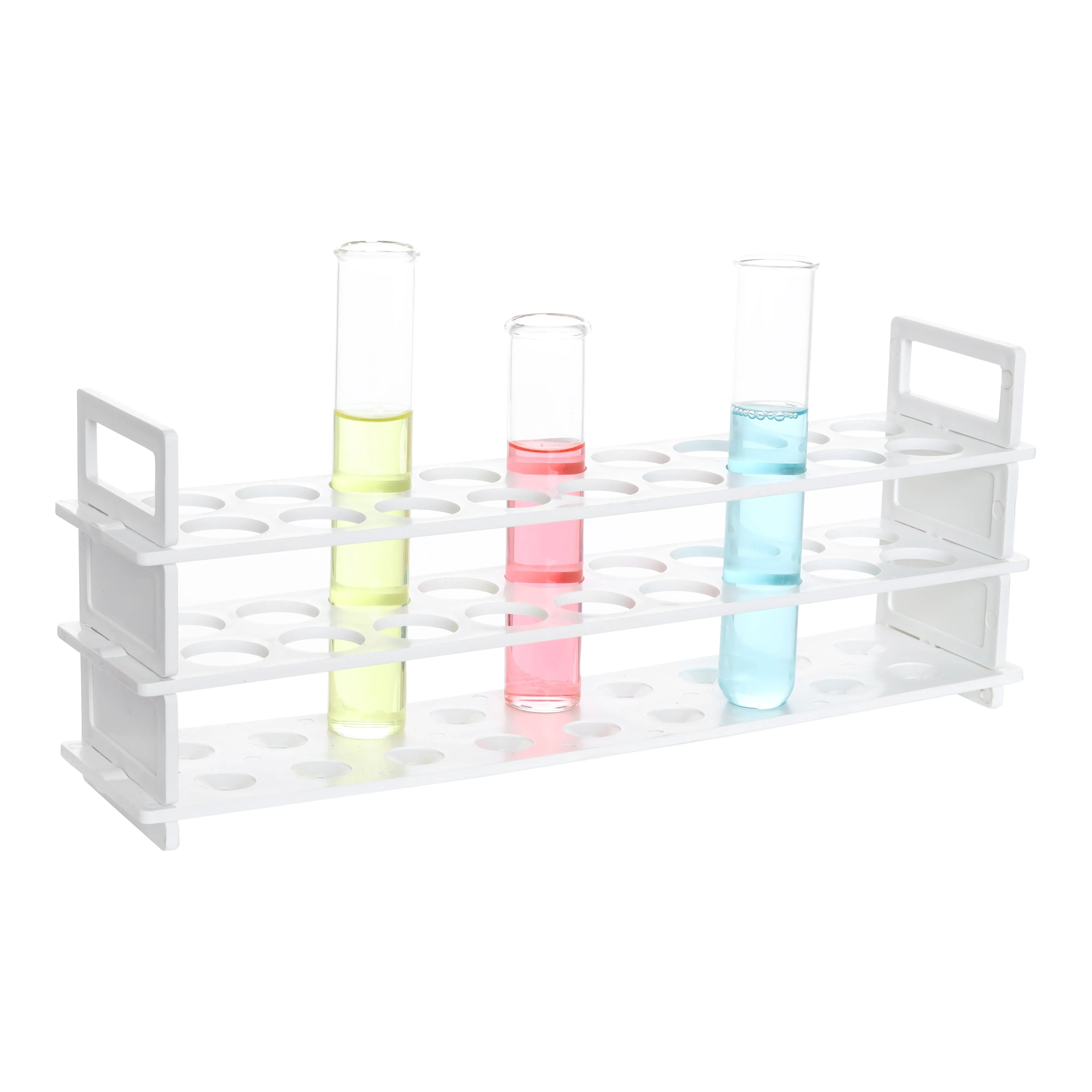 Test Tube Rack - Holds 18 x 13mm Tubes - Polypropylene