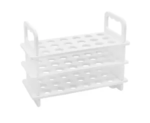 Test Tube Rack - Holds 18 x 13mm Tubes - Polypropylene