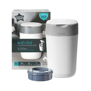 Tomme Tippee Twist & Click Nappy Disposal Tub White