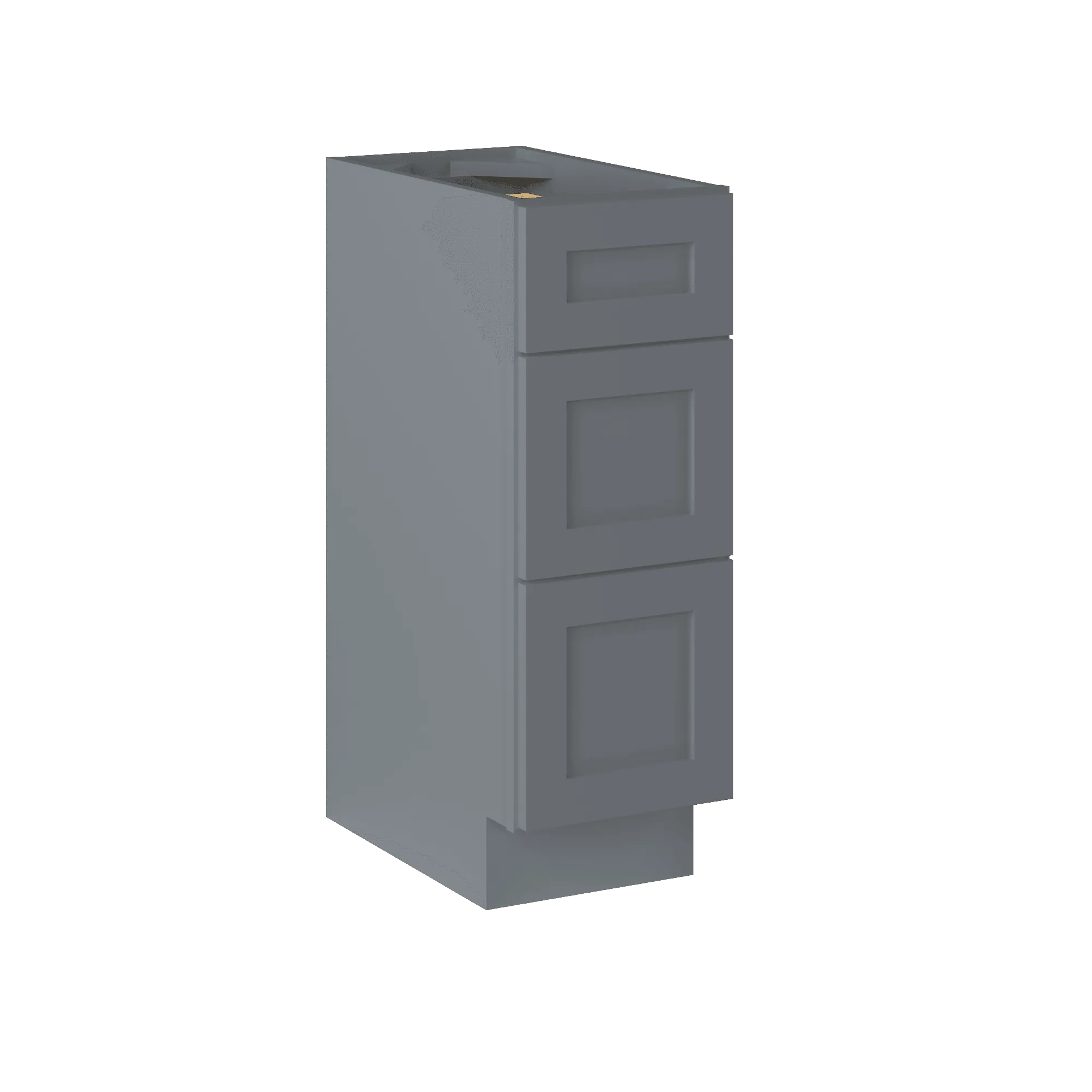 Vanity Drawer Base Cabinet VDB1221345 Colonial Gray LessCare 12 in. width 34.5 in. height 21 in. depth