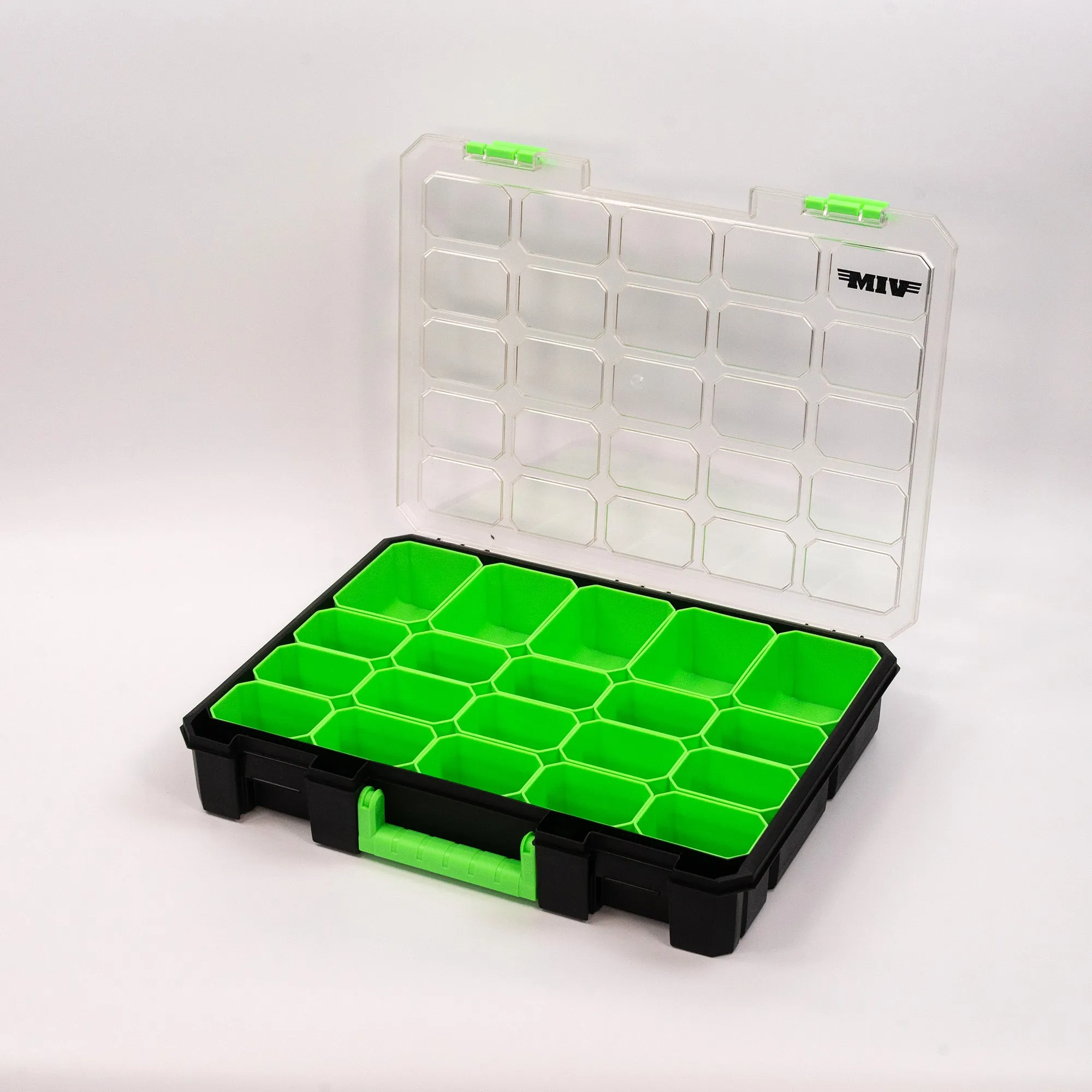 Vim Tools SCL Storage Case Large with 15 Removable Bins 16.5" x 12.6" x 2.8"