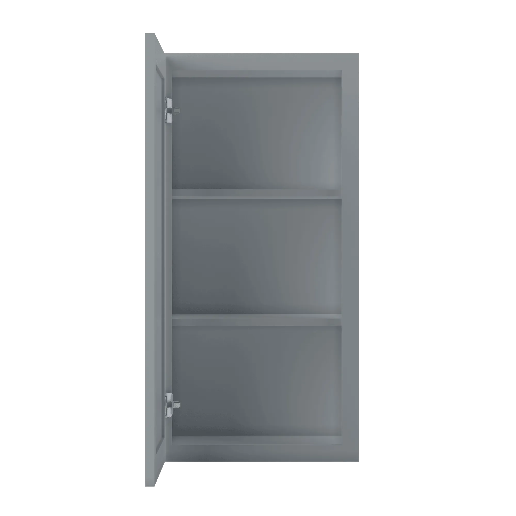 Wall Kitchen Cabinet W1836 Colonial Gray LessCare 18 in. width 36 in. height 12 in. depth