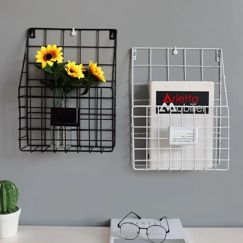 Wall-mounted Grid Basket