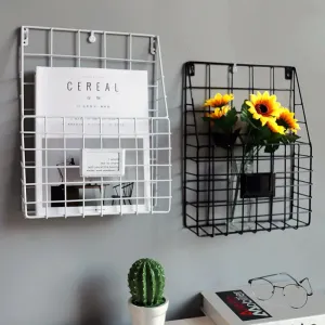 Wall-mounted Grid Basket