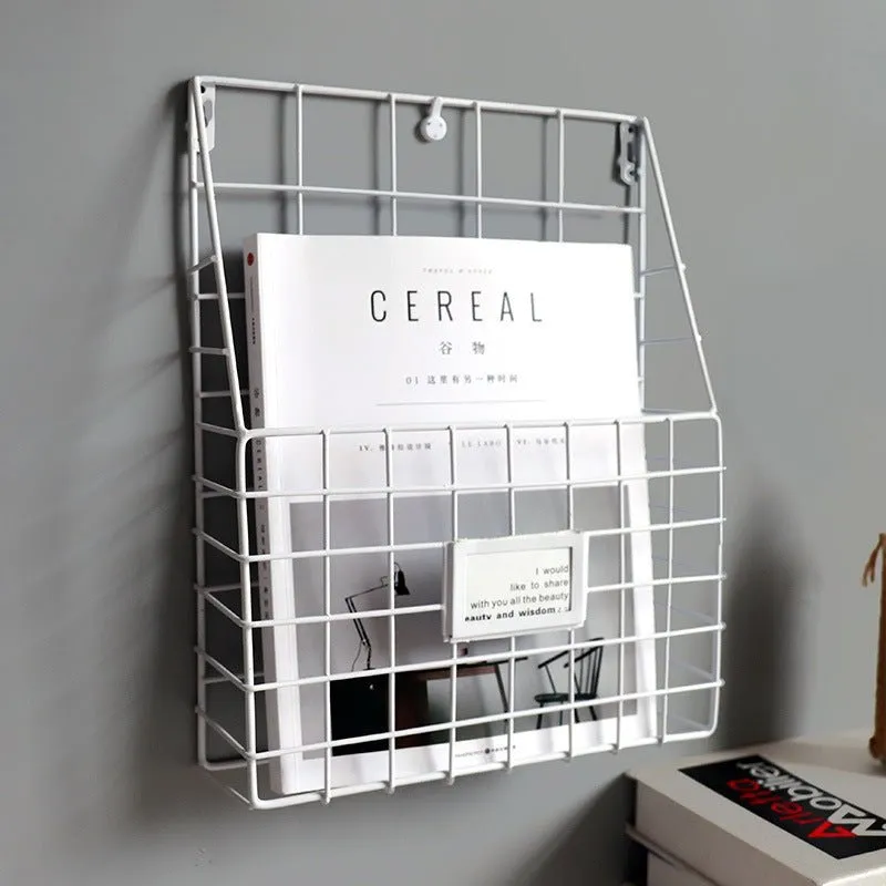 Wall-mounted Grid Basket