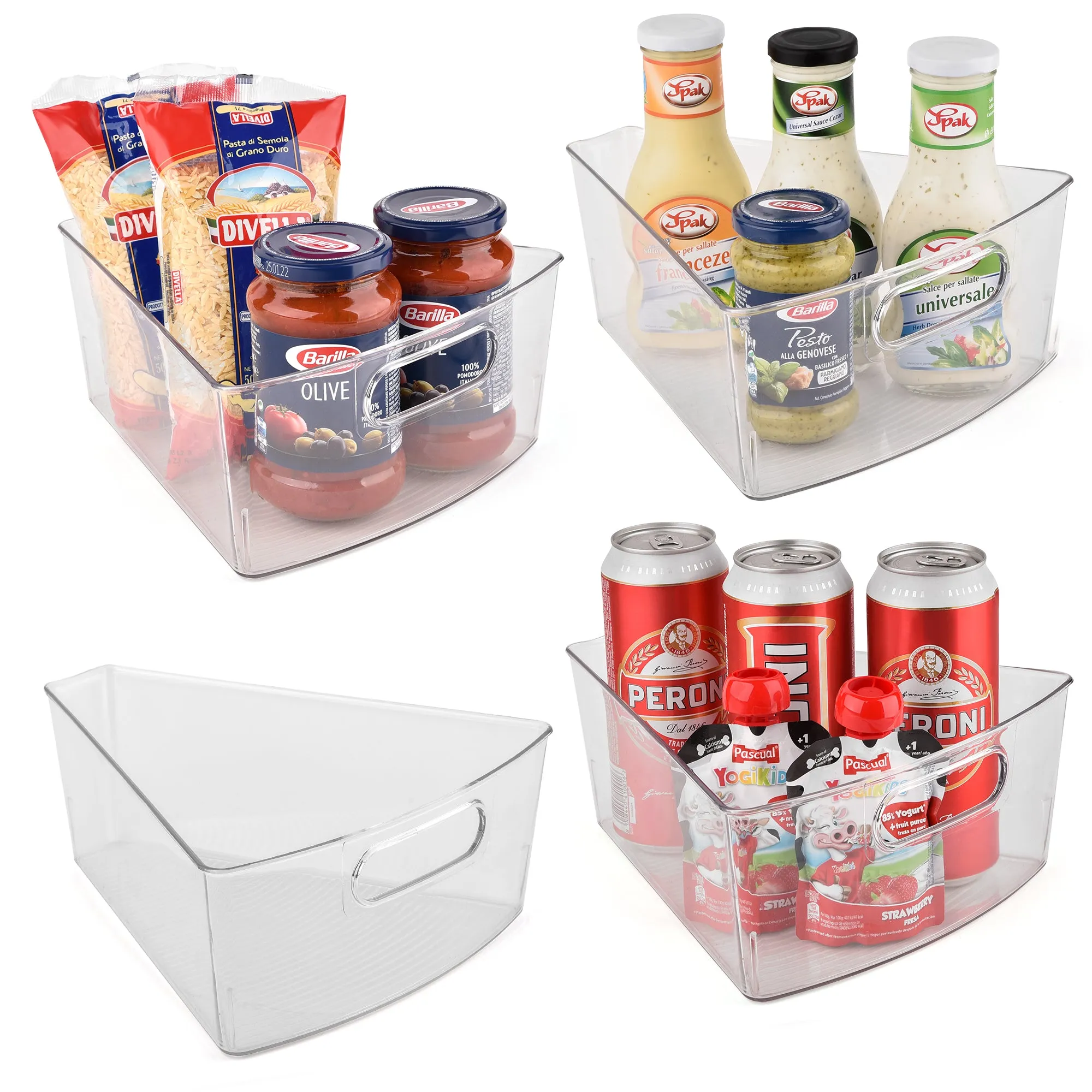 Wedge Pantry Bins (4 Pack)