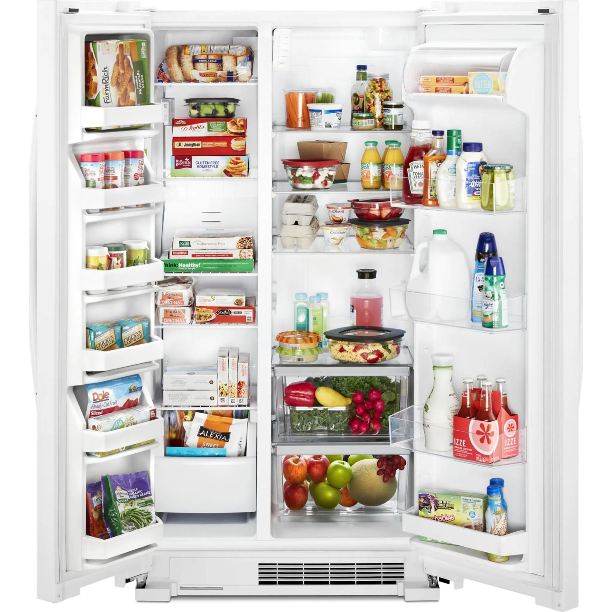 Whirlpool Side x Side Fridge (WRS315SNHW) - White