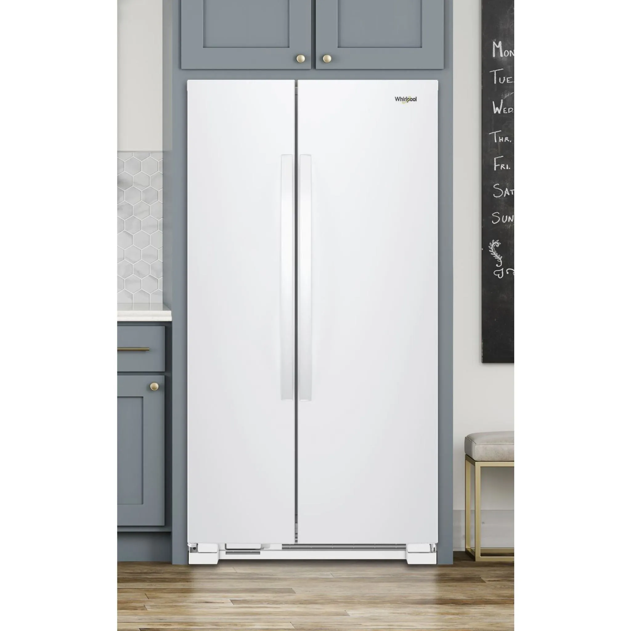 Whirlpool Side x Side Fridge (WRS315SNHW) - White