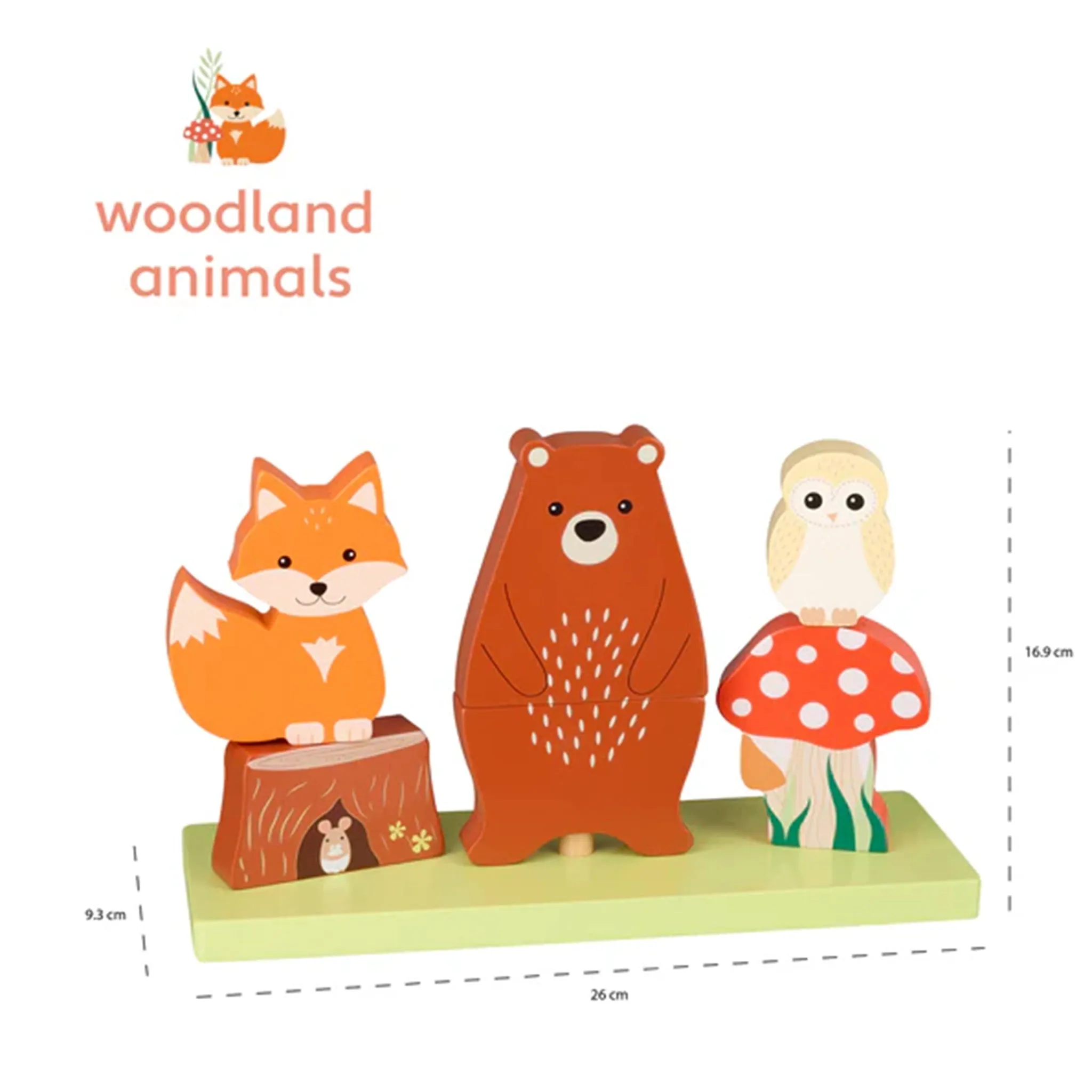 Woodland Stacking Toy